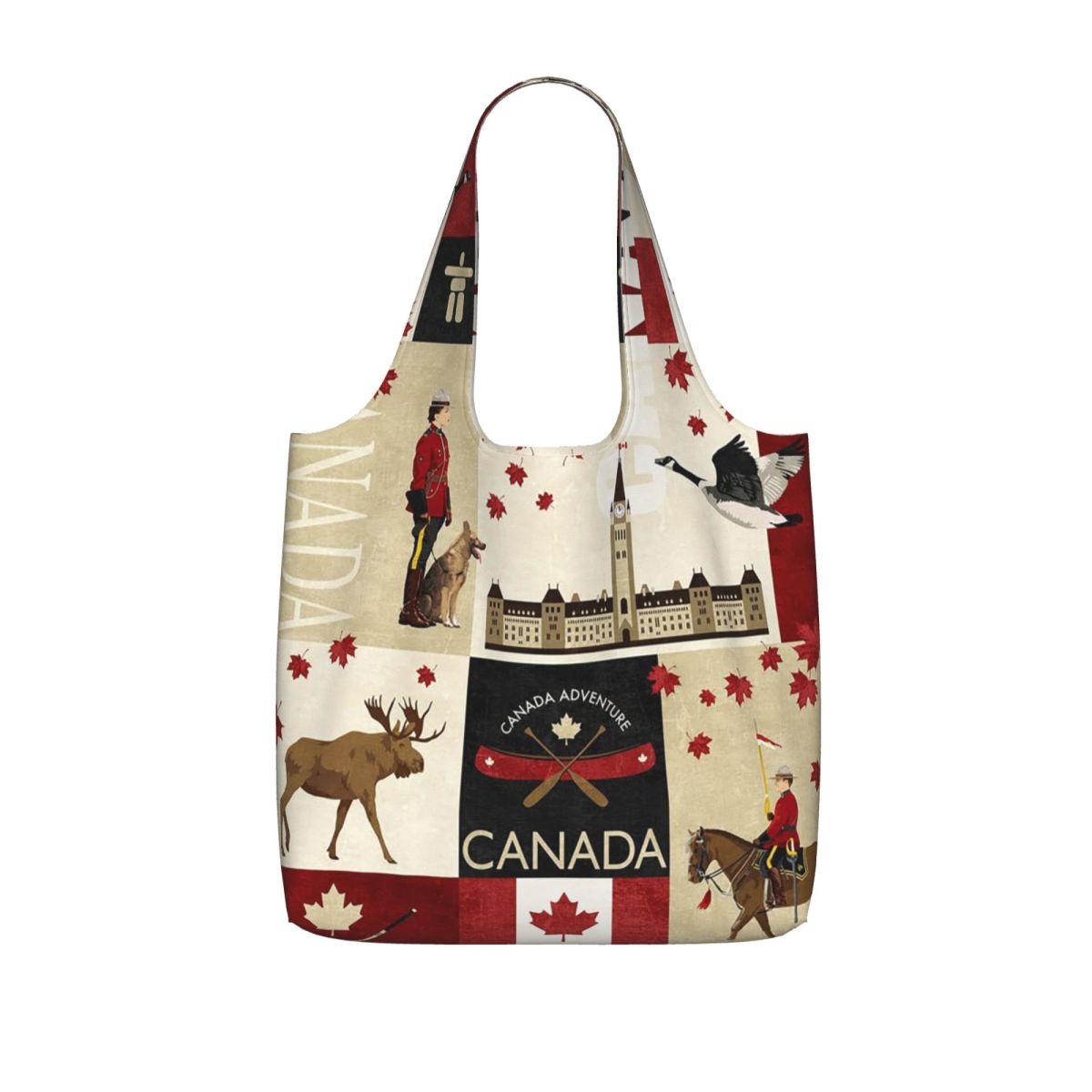 Women Bags Canada - Canada Flag National Culture Shopping Tote