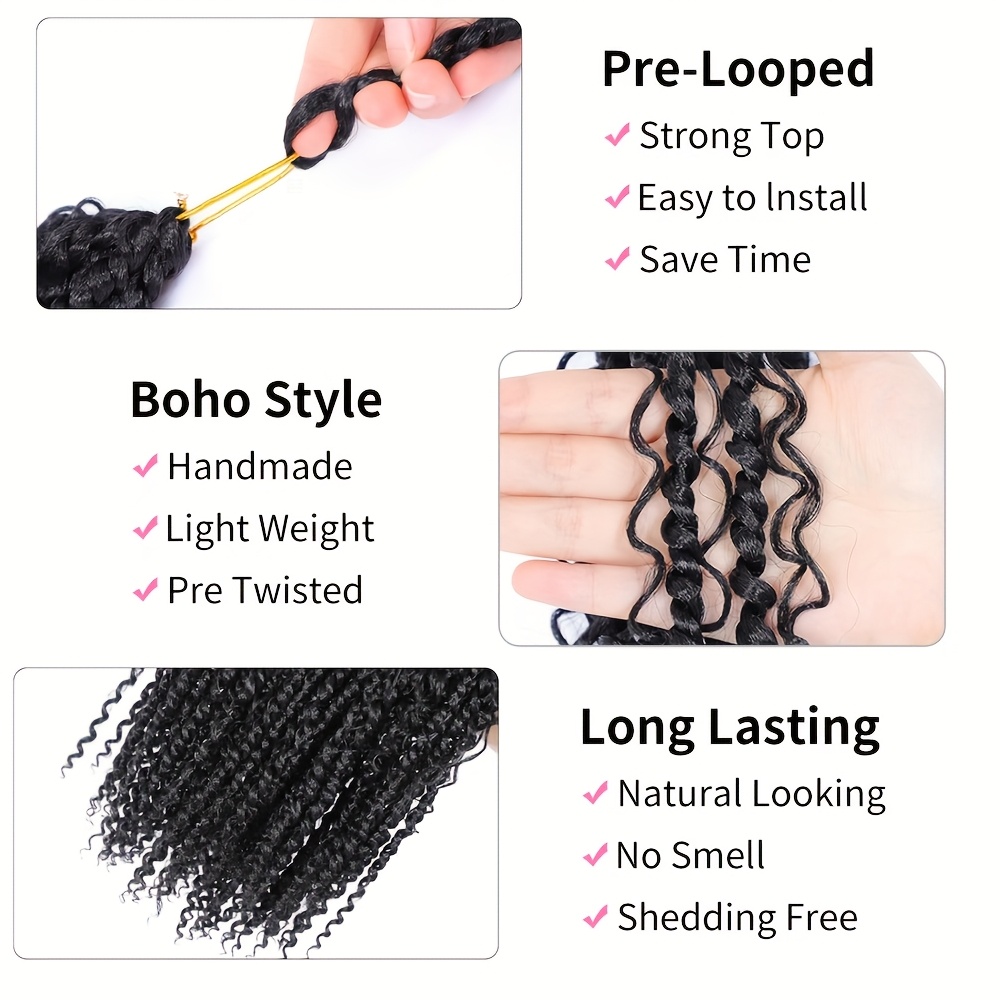 Passion Twist Hair 10 inch Boh - Women Bags Pack recension och pris
