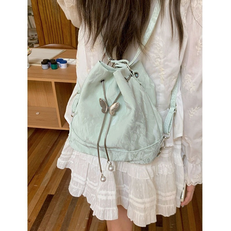 Women Mint Green Butterfly Dra - Women Bags Green recension och pris
