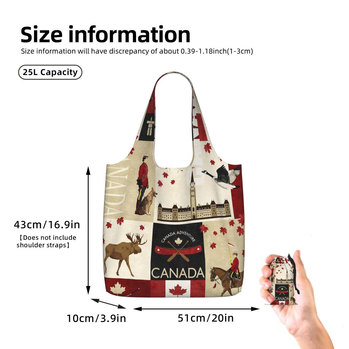 Canada Flag National Culture S - Women Bags Canada recension och pris