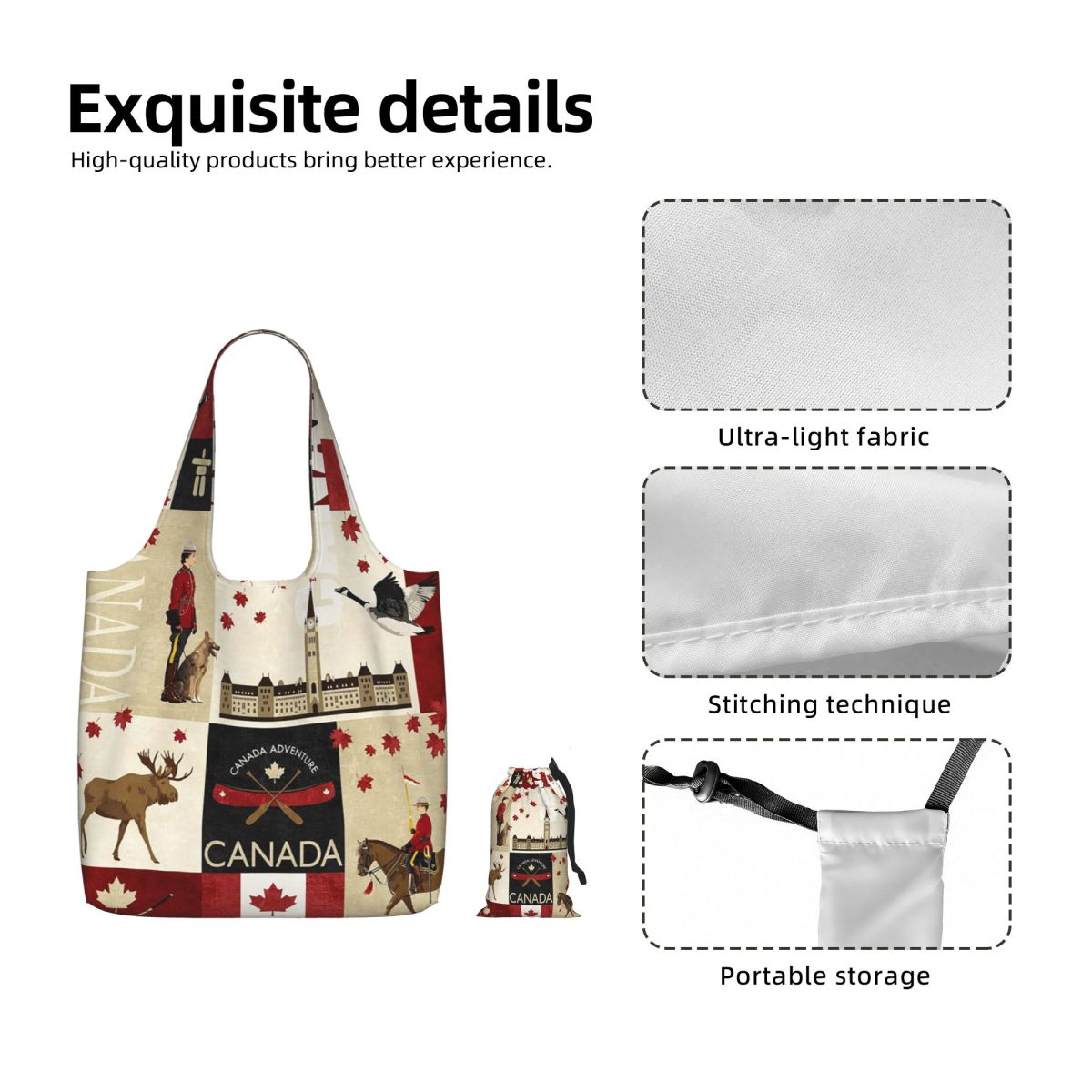 Canada Flag National Culture S - Women Bags Canada recension och pris