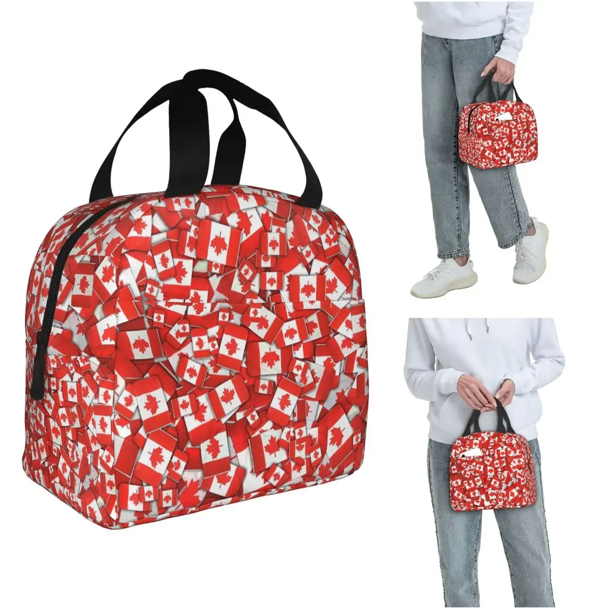Canada Flag Pattern Insulated  - Women Bags Canada recension och pris