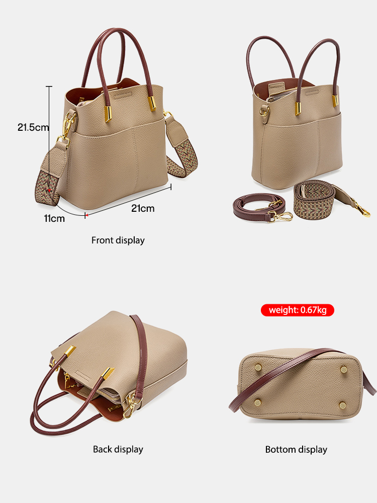 Zency Genuine Leather Top Qual - Women Bags Green recension och pris