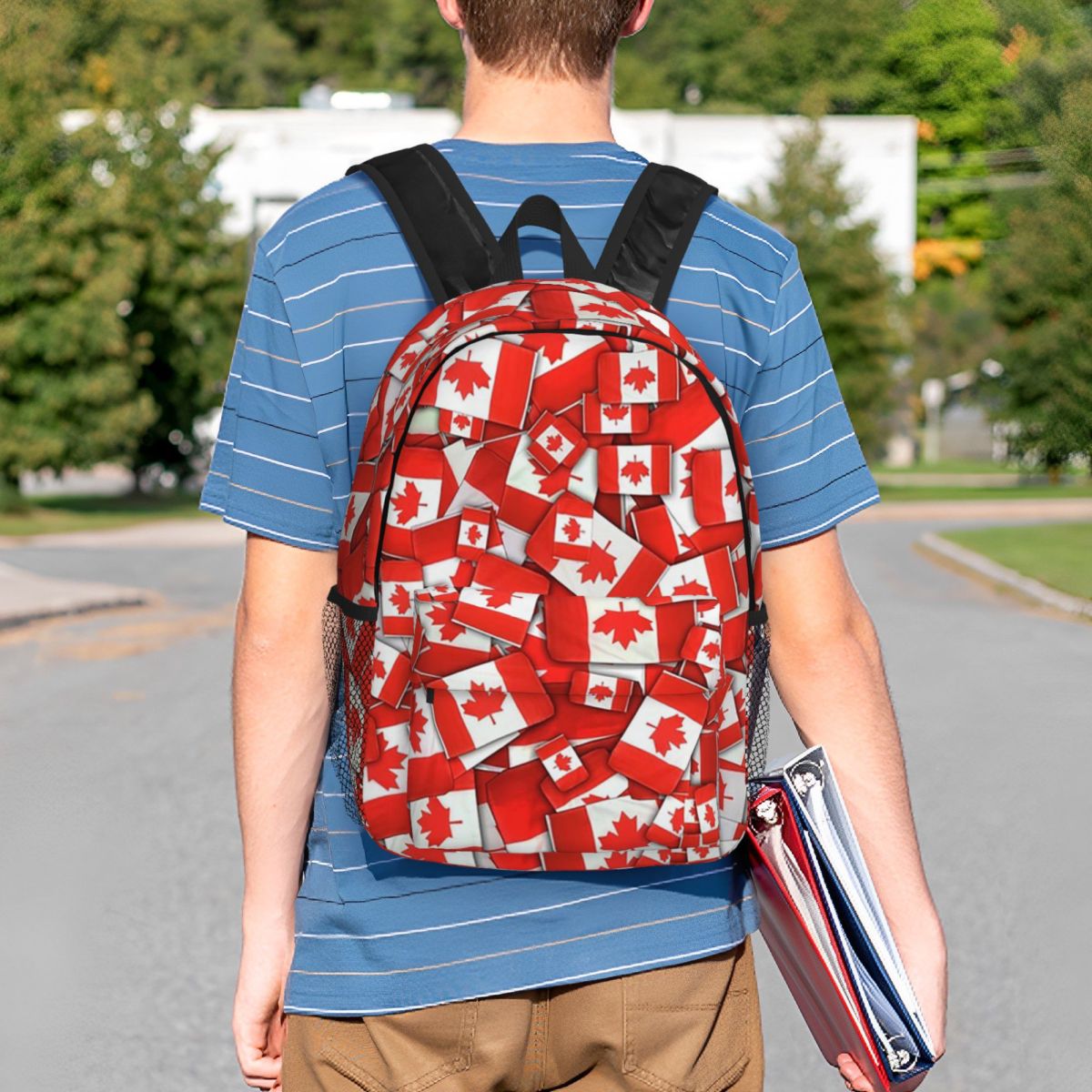 Canada Flag Pattern Backpack H - Women Bags Canada recension och pris