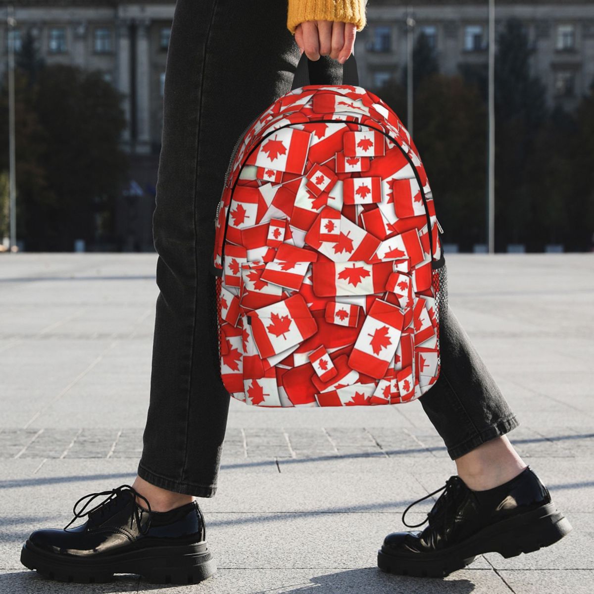 Canada Flag Pattern Backpack H - Women Bags Canada recension och pris