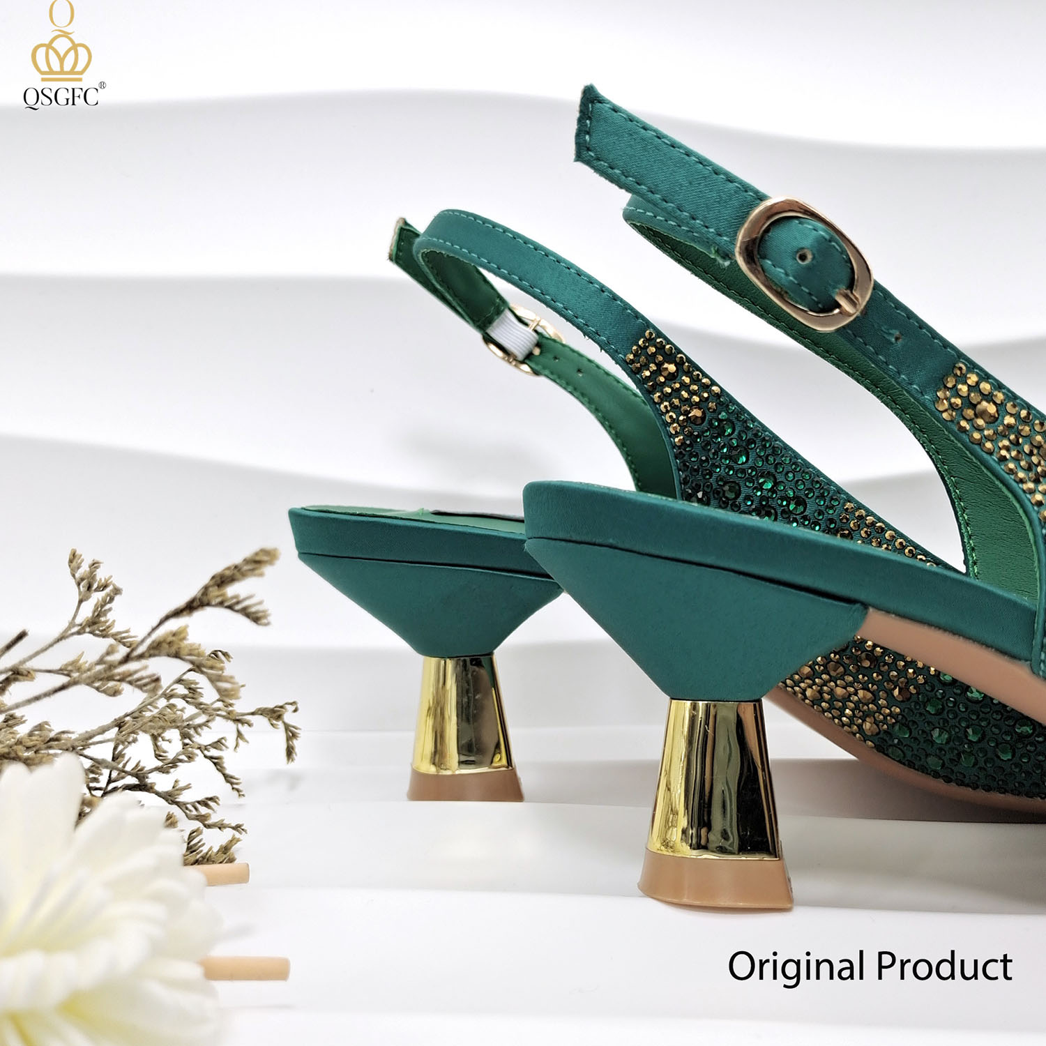 2026 Nigerian Women Heel Ladie - Women Bags Green recension och pris