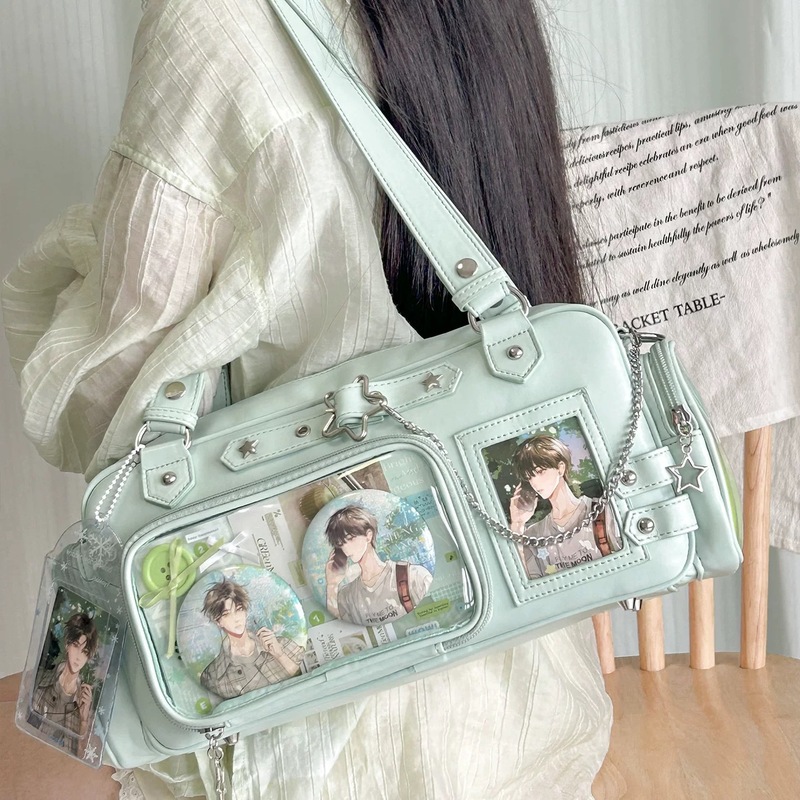 New Y2k Green Itabag Kawaii La - Women Bags Green recension och pris