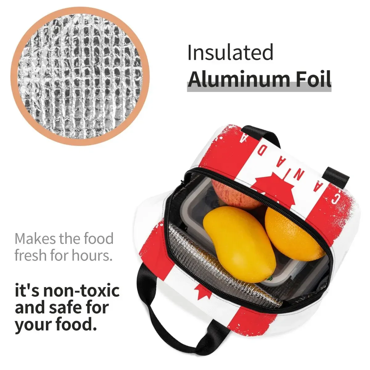 Canada Flag Insulated Lunch Ba - Women Bags Canada recension och pris