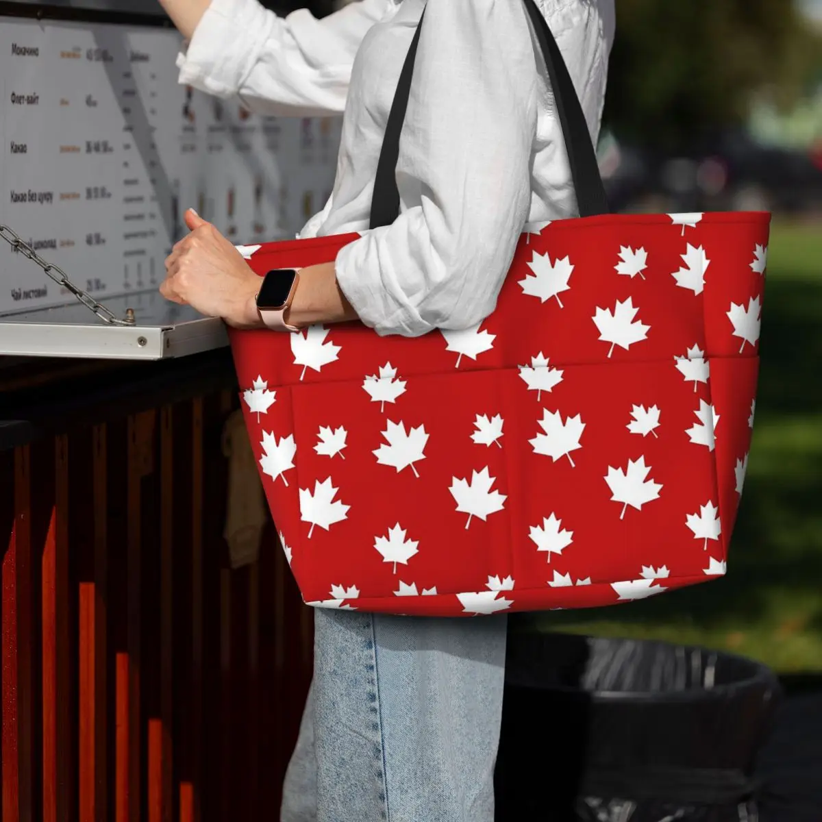 Canada Maple Leaf Flag Pattern - Women Bags Canada recension och pris
