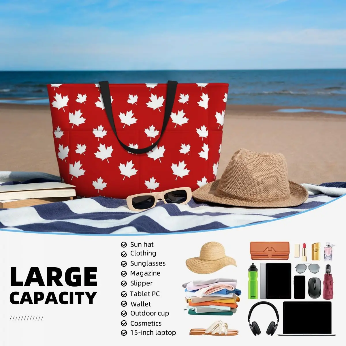 Canada Maple Leaf Flag Pattern - Women Bags Canada recension och pris